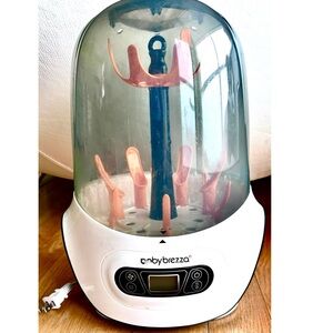 Baby Brezza Bottle Sterilizer - White and Pink